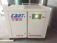 株洲某水泥廠的卡爾特空壓機正在工作